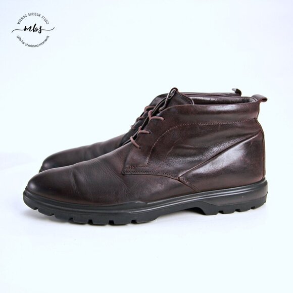 Ecco CityTray Avant Leather Ankle Boots Brown Men EU 46 US‎ 12-12.5 main image 15